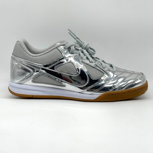 Nike Mens Gato LV8 Metallic Silver Shoes Sz 7 M / 8.5 W New IB3566-001 main image 4